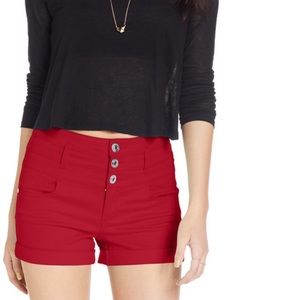 Red CP Jeans high wasted shorts
